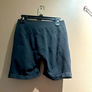 Gray biker shorts